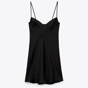 Zara black mini dress size small